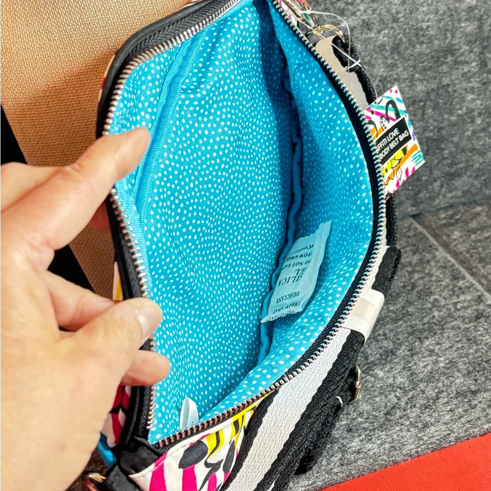 Brighton Graffiti Love Crossbody Belt Bag NWT - Picture 8 of 9